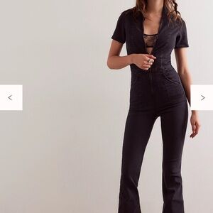 Free People Black Boot Cut Flare Pants